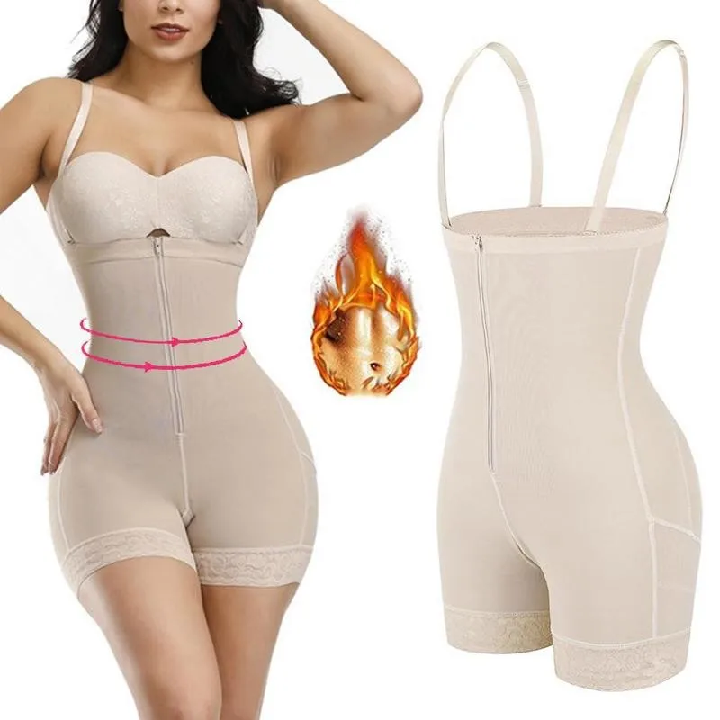 Слитный корсет для женщин открытый бюст ягодицы подтяжка талии тренировочное