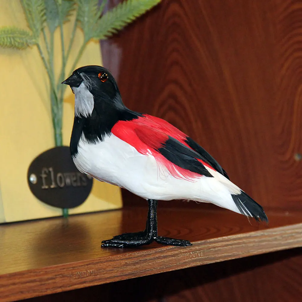 Новое Искусственное перо Статуэтка голубей стоящая птица двор Декор Детская