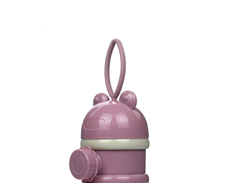 3Layer Easy Style Portable Baby Food Storage Box Toddle Kid Formula Baby Milk Container Essential Cereal Cartoon Milk Powder Box