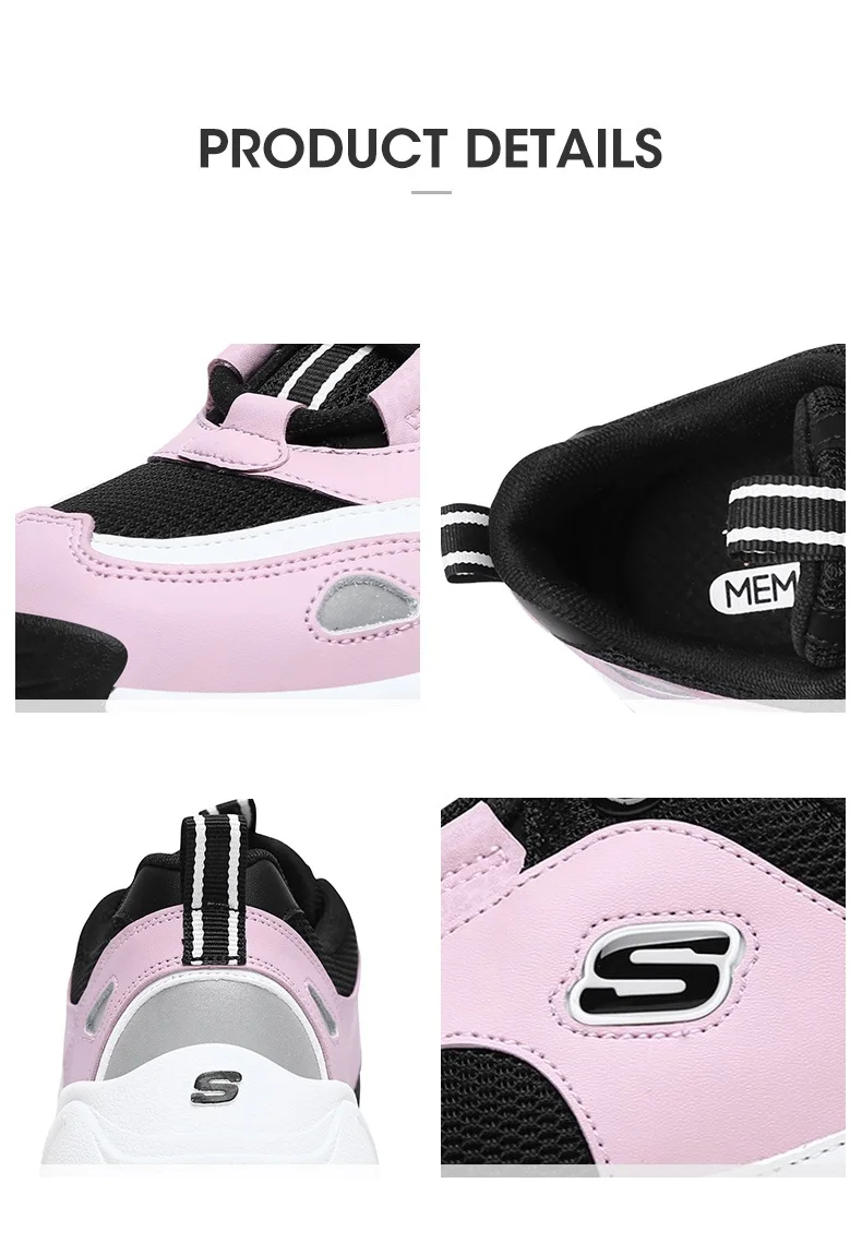 Обувь Skechers; женская повседневная обувь D'lites; кроссовки на платформе; обувь на танкетке; Женская оригинальная обувь; Zapatos De Mujer; 88888327-PKBK