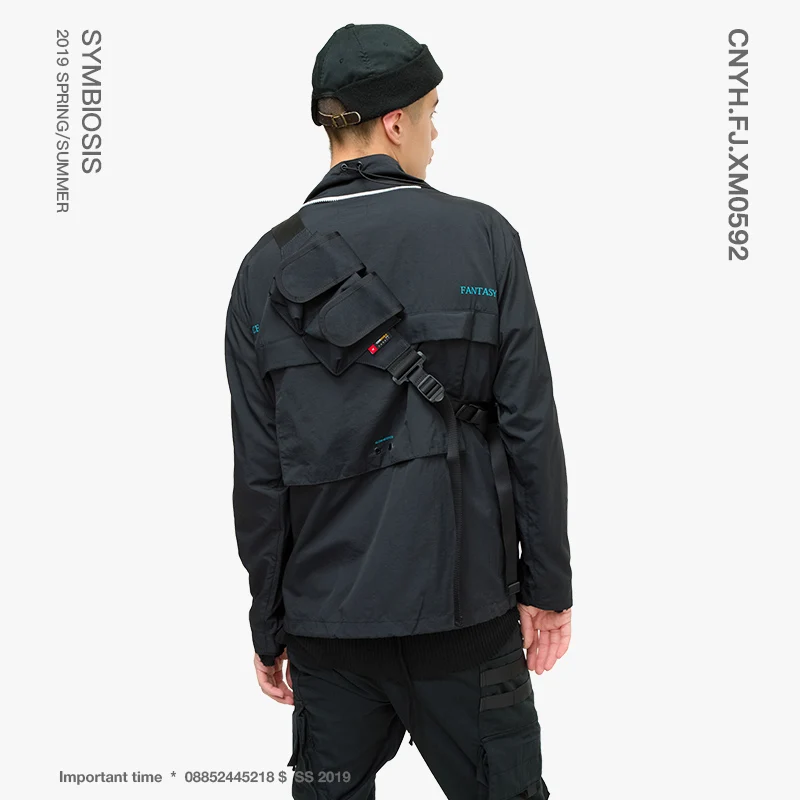 VIISHOW уличная одежда мужские куртки Брендовые с буквенным принтом Chaqueta Hombre