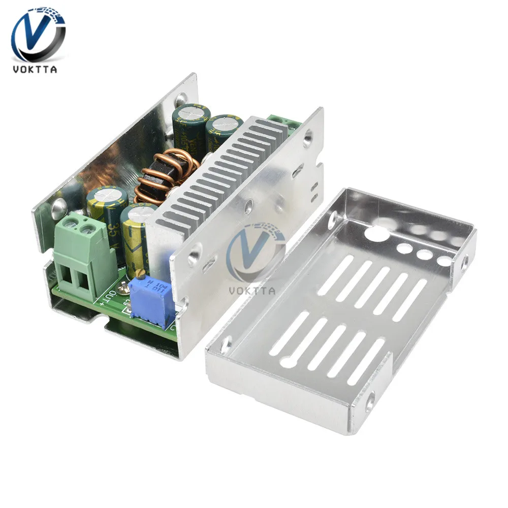 

200W 15A 8-60V DC-DC Adjustable Step Down Converter Buck Board Power Supply Module Voltage Regulator with Case