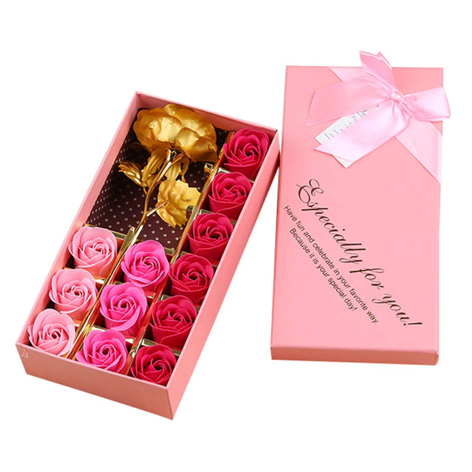 

Romantic Artificial Flower Valentine's Day Flowers Soap Flower Gift Rose Flower Box Holiday Gift Artificial Flower Drop Shipping