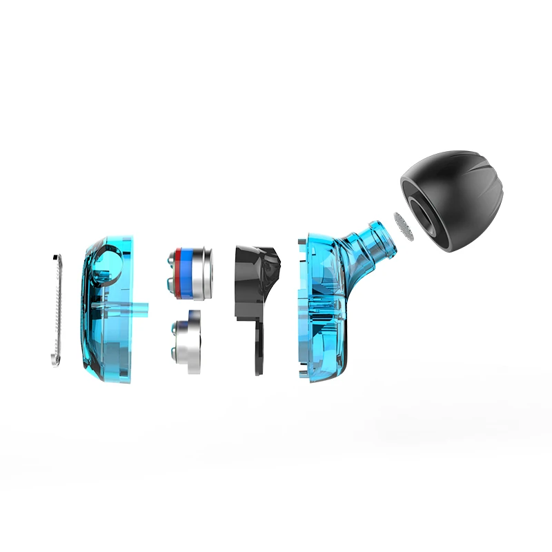 

KZ ZSE Mic In Ear Earphone Dynamic Dual Driver Headset Audio Monitors Headphone Noise Isolating HiFi Music Sports Earbuds