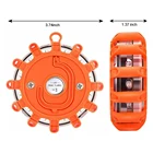 Магнитный аварийный дорожный фонарь, дорожный фонарь, Автомобильный аварийный фонарь, светодиодный оранжевый стробоскоп, предупреждающий светильник, фонарь