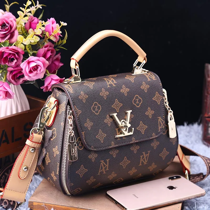 

100% Genuine Leather 2021 New Fashion Shoulder Messenger Bags Ladies Purses and Handbags V Bags In Luxury Handbag Designer Bags