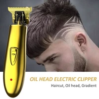 electric hair trimmer professional hair clipper interchangeable blade head men hair cut machine usb rechargeable shaver clipper