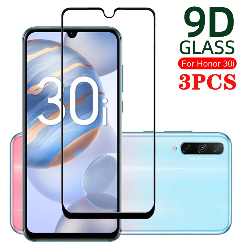 

Закаленное стекло для Huawei Honor 30i, 3 шт., Оригинальная защитная пленка, Взрывозащищенная защитная пленка для экрана на Honor 30i Xonor30i 30 i