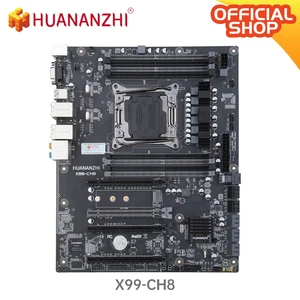 huananzhi x99 ch8 x99 motherboard intel xeon e5 lga2011 3 all series ddr4 recc non ecc memory nvme usb3 0 atx server workstation free global shipping