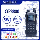 SenHaiX GP8800 Любительская двухсторонняя Спортивная рация портативная рация UVHF Двухдиапазонная PTT светодиодный экран Bluetooth водонепроницаемый трансивер