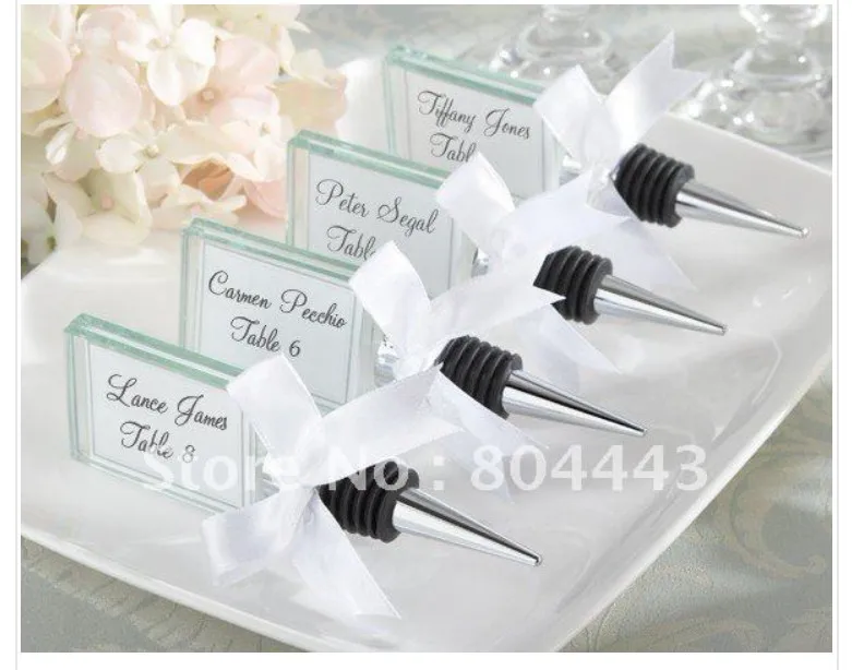 Свадебные подарки и для гостей держатель фотосъемки момента стопор бутылки