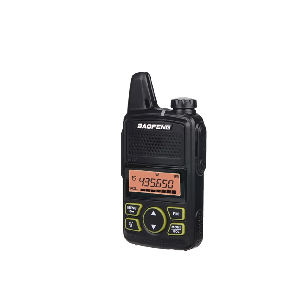 BAOFENG T1 портативная мини-рация 3 шт. двухсторонняя UHF 400-470 МГц 20 каналов FM CB