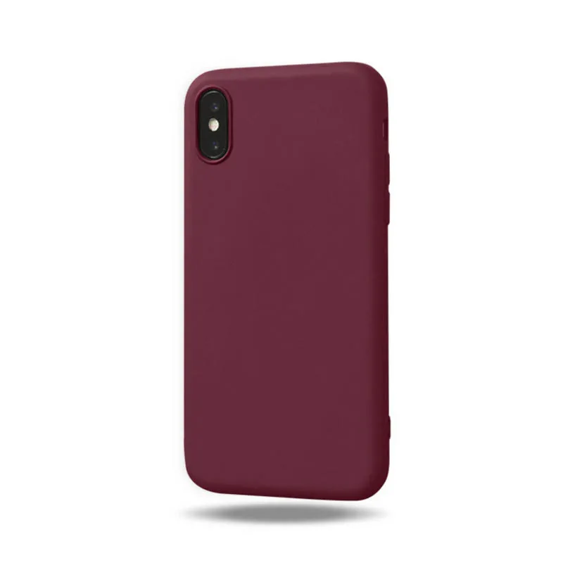 candy color phone case for iphone 7 case 6 6s 8 plus simple ultrathin soft tpu for iphone x xr xs max cases cover luxury free global shipping