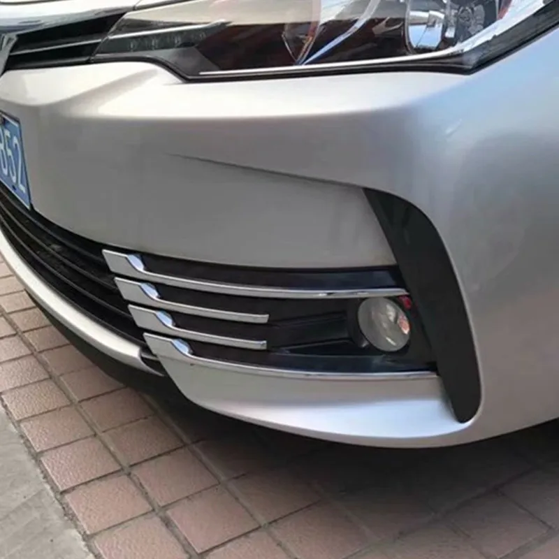 8 шт./лот Abs Хромированная Автомобильная передняя противотуманная фара для TOYOTA