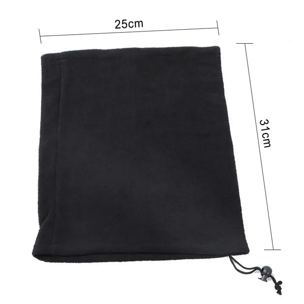 Утепленные зимние флисовые шарфы для занятий на открытом воздухе велоспорта шеи