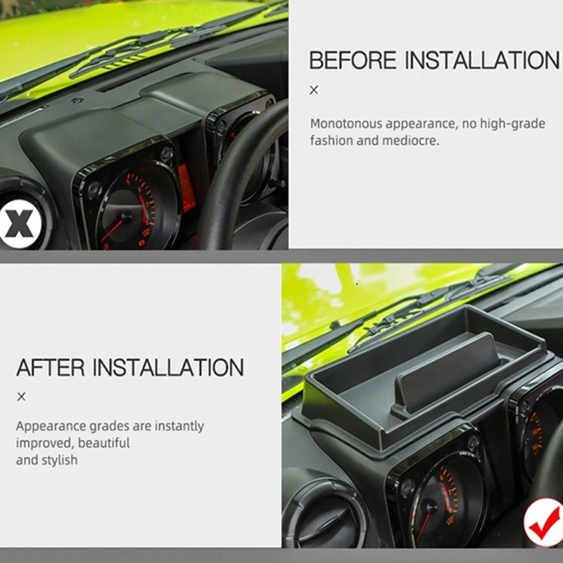 

Car Multifunction Dashboard Storage Box Interior Accessories for Suzuki Jimny 2019 2020