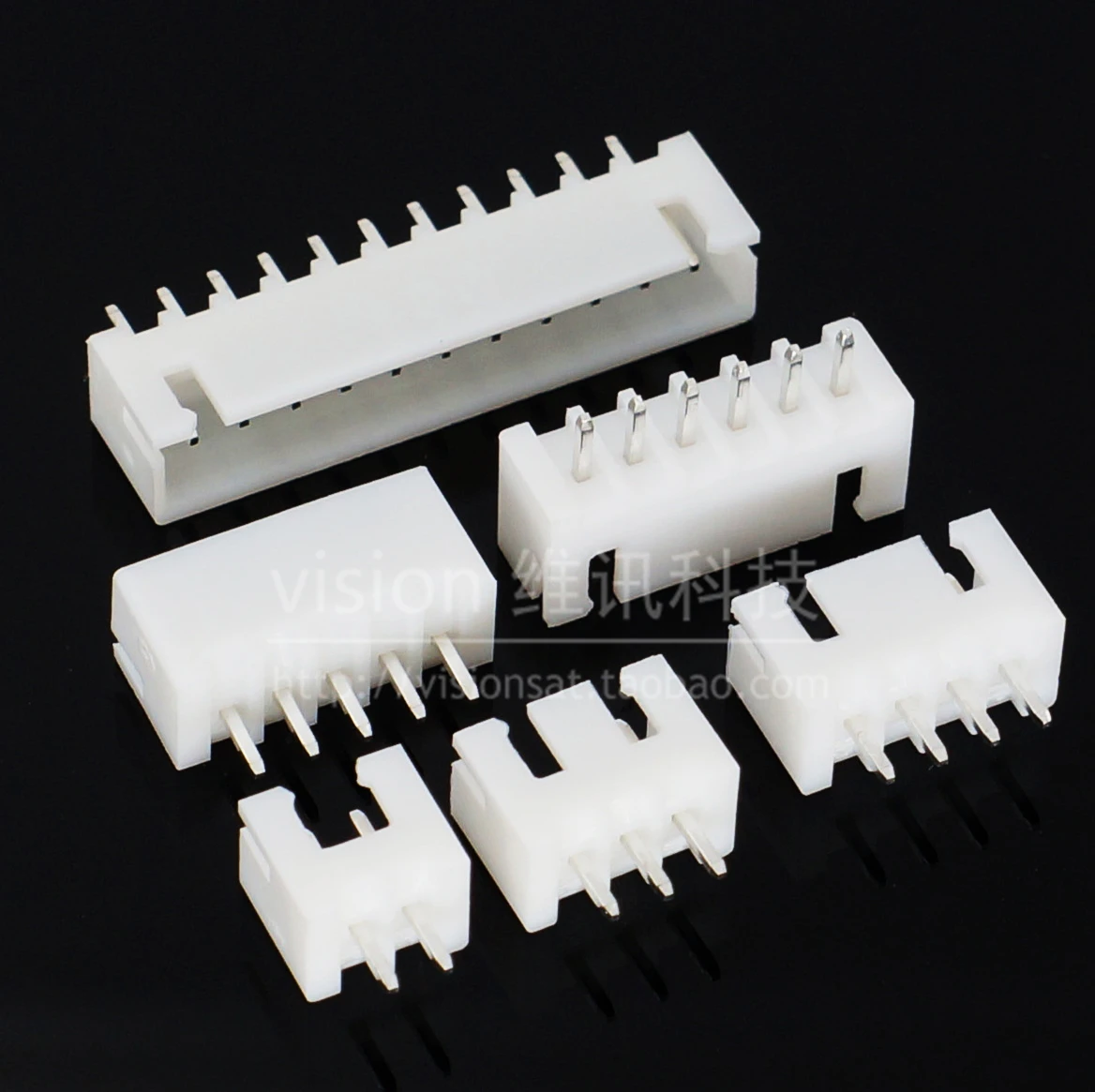 

XH2.54 straight pin white straight pin terminal 2P/3P/4P/5/6/7/8/9P10P11P12P 50PCS