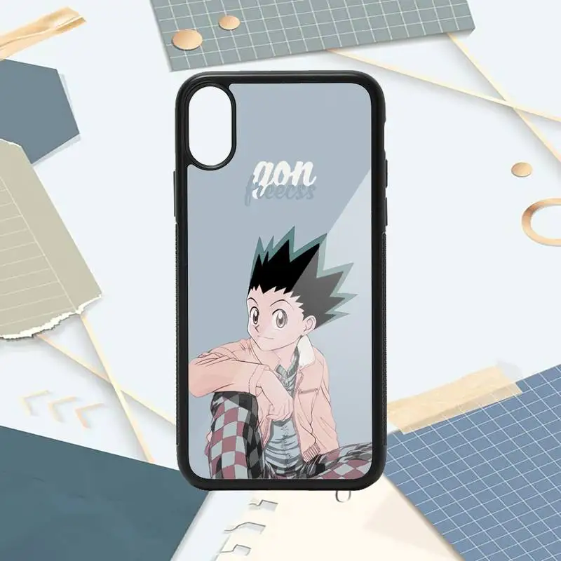 

Gon Freecss Hunter x Hunter anime Phone Case PC for iPhone 11 12 pro XS MAX 8 7 6 6S Plus X 5S SE 2020 XR