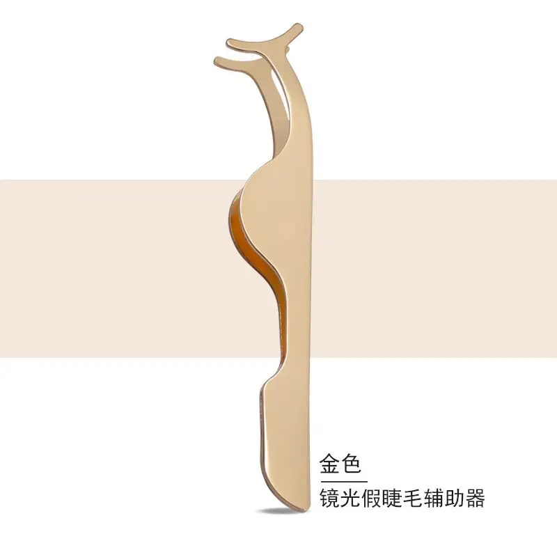 Печать логотипа оптовая продажа Нержавеющая сталь пинцеты для накладных ресниц