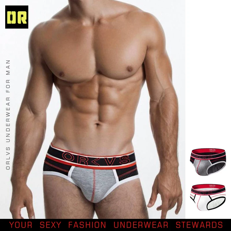 2 шт./лот хлопковое нижнее белье для геев сексуальное Cuecas Ropa Interior Slip Hombre 3 вида