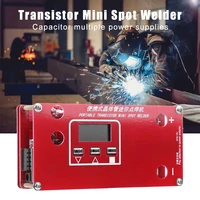 mini spot welding machine lcd screen display transistor diy mini spot welding pen machine for 18650 12v battery welding tool kit