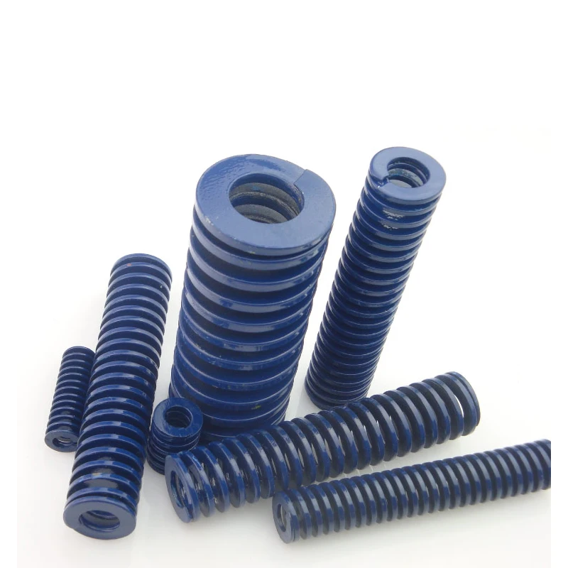 Blue Light Load Mould Die Springs Spiral Stamping Spring Compression Mould Spring OD 8-14mm ID 4-7mm Length 15-125mm images - 6