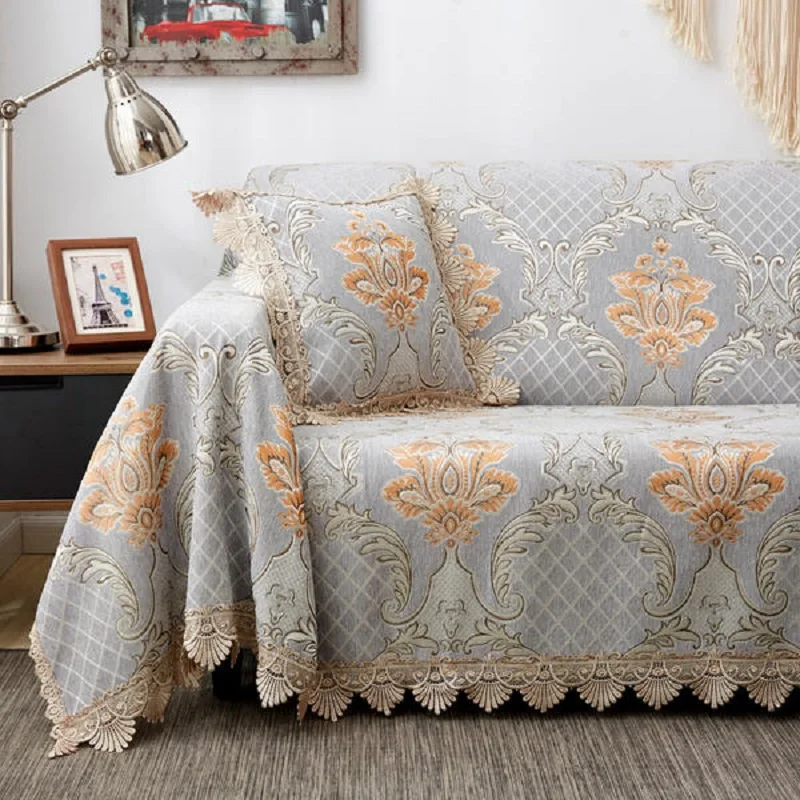 Синельная ткань 1/2/3/4 местный Европейский диван полотенце современный чехол для