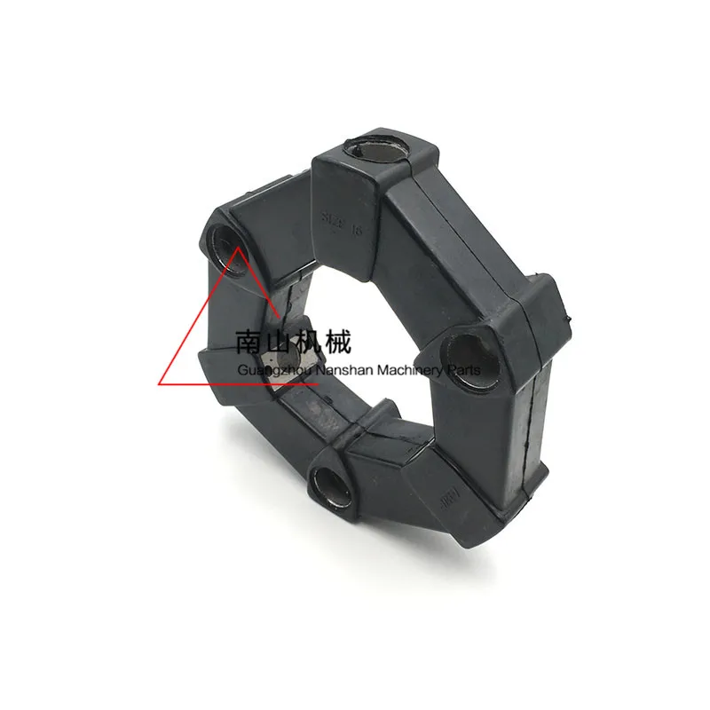 

free shipping for Yuchai YC13/15/18 Hydraulic Pump Bonding Resin Coupling Assembly Link Crash Pad Excavator Accessories