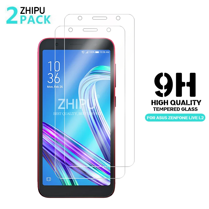 2 шт. закаленное стекло для ASUS Zenfone Live L2 ZA550KL Защитное экрана 2.5D 9 H Для ZA550KL|Защитные