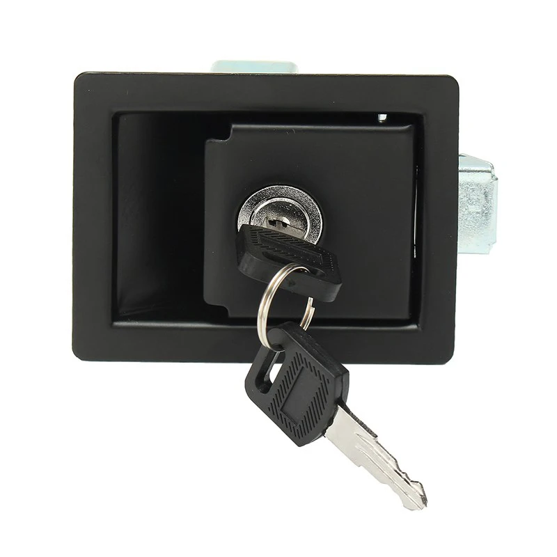 

Rv Car Paddle Entry Door Lock Latch Handle Knob Camper-Trailer Pull Type Panel Door Lock