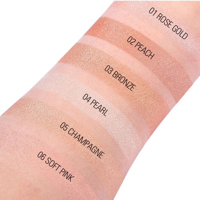 1 шт. блестящие Румяна гладкая контур лица для макияжа розовые оранжевые румяна |