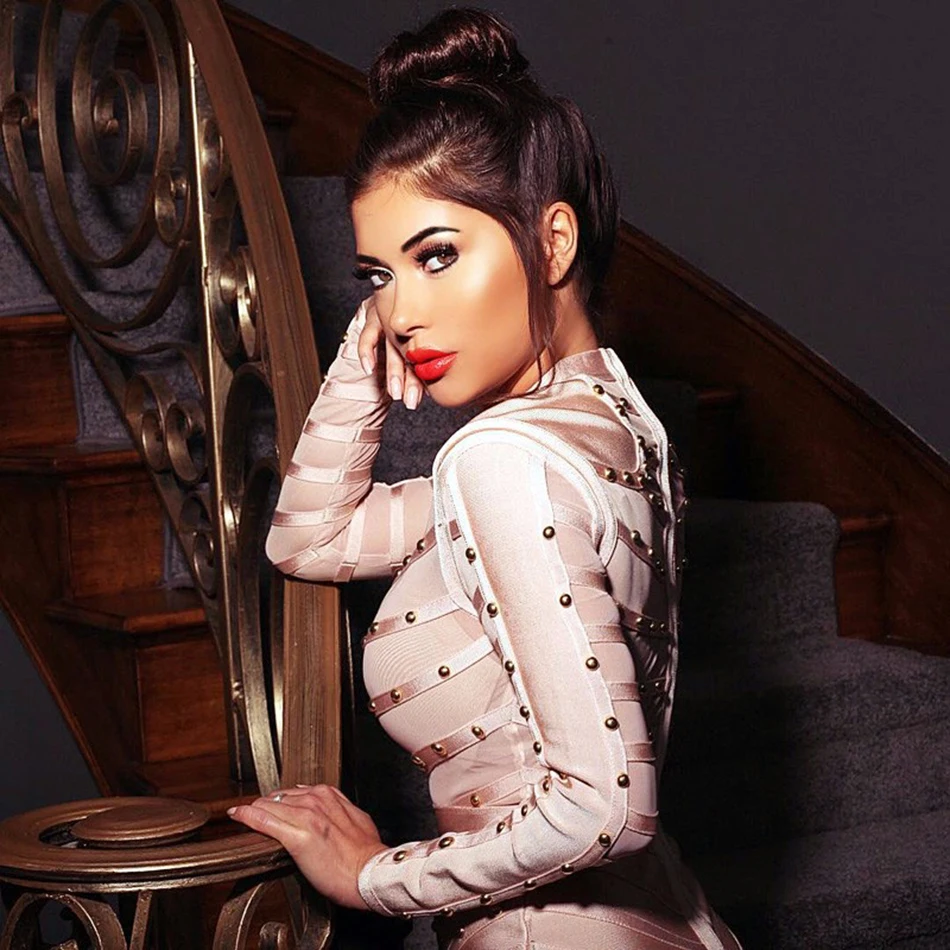 Новинка весны 2020 женские вечерние платья с шипами и бусинами оливковое Сетчатое