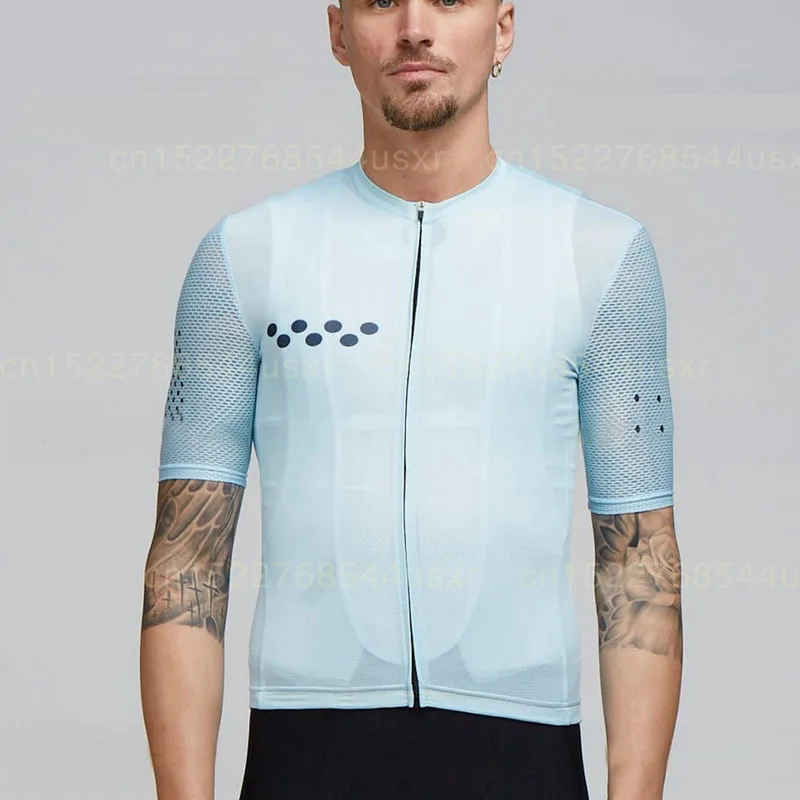 Велосипедная рубашка с коротким рукавом Pedla фиолетовая зеленая синяя