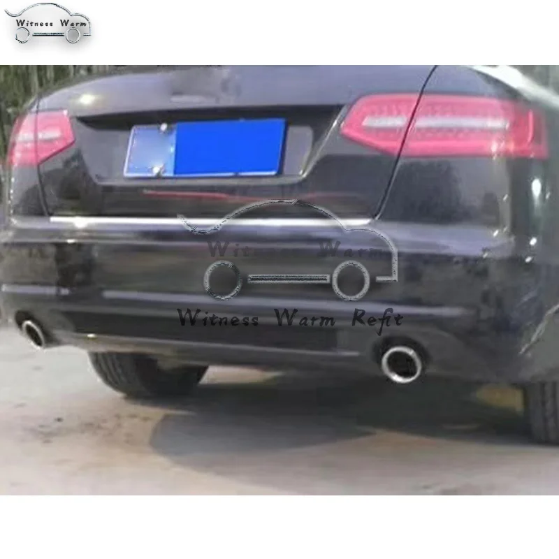 Подходит для Audi A6 C6 Sline style 2009 2010 2011 задний бампер диффузор бамперы для губ защита FRP из углеродного волокна стандартный бампер