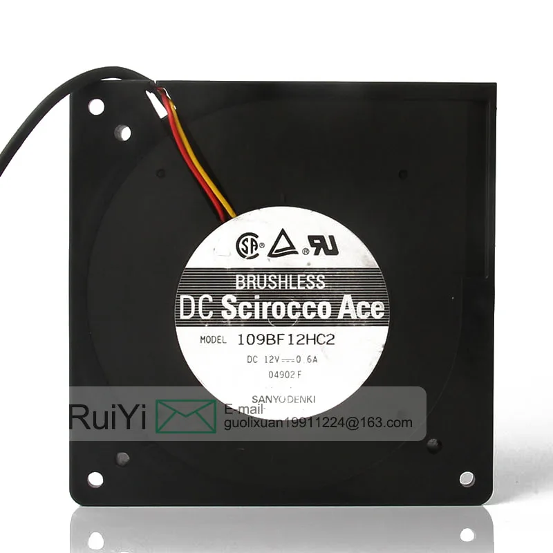 

Original DC12V 0.6A 12032 120x120x32mm 109BF12HC2 12CM Turbo Cooling Fan Blower PC Case Gamer Cabinet Thermal Paste Ryzen