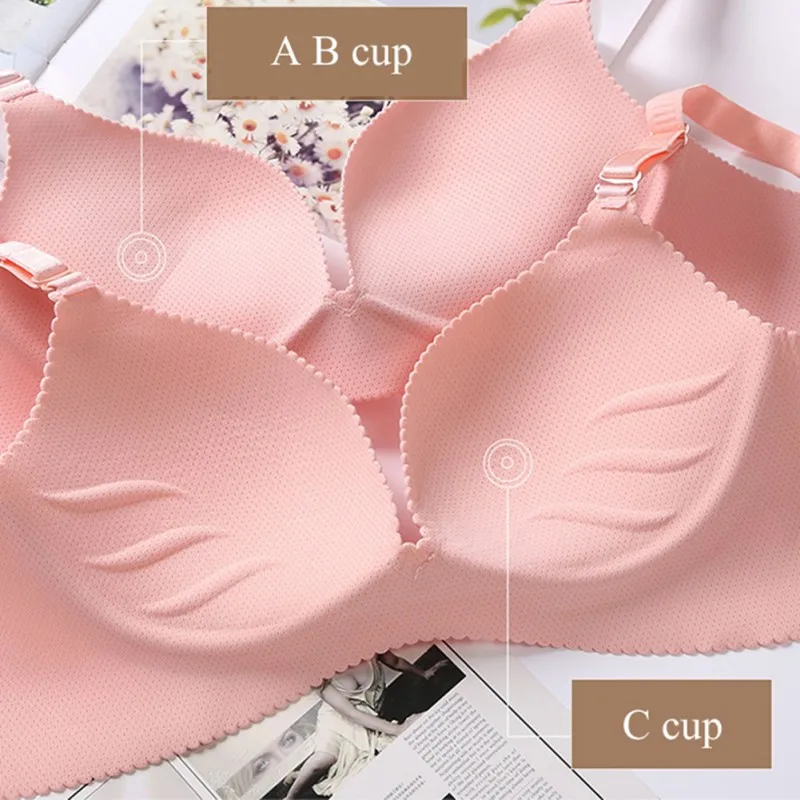 

Sexy Seamless Bra Wire Free Push Up Gathered Bra for Women Everyday Sexy Intimates