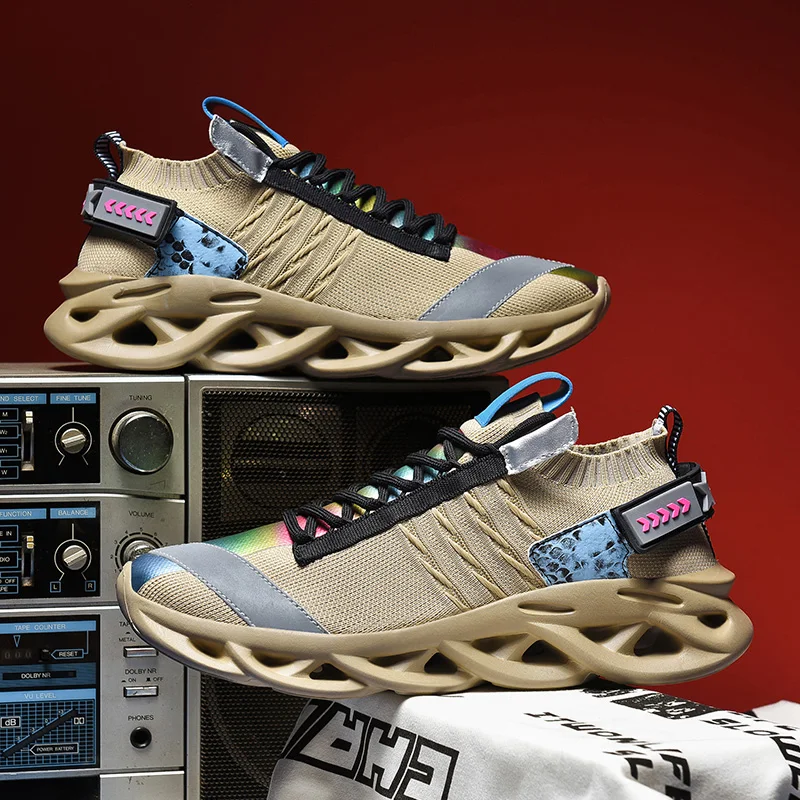 

Men Running Shoes New Fashion Trend Man Sneakers Chunky Comfortable Casual Shoes Male Outdoor Walking Footwear Tennis Masculino