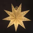 Ажурный бумажный светильник 45 см в форме звезды, белый бумажный светильник, Рождественский Бумажный абажур (Примечание: нет на складе до декабря)