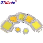 Светодиодный чип COB 10 Вт 20 Вт 30 Вт 50 Вт 100 Вт теплый белый чистый белый свет для самостоятельной сборки 10 Вт 20 Вт 30 Вт 50 Вт 100 Вт Мощный светодиодный прожектор точесветильник светильник