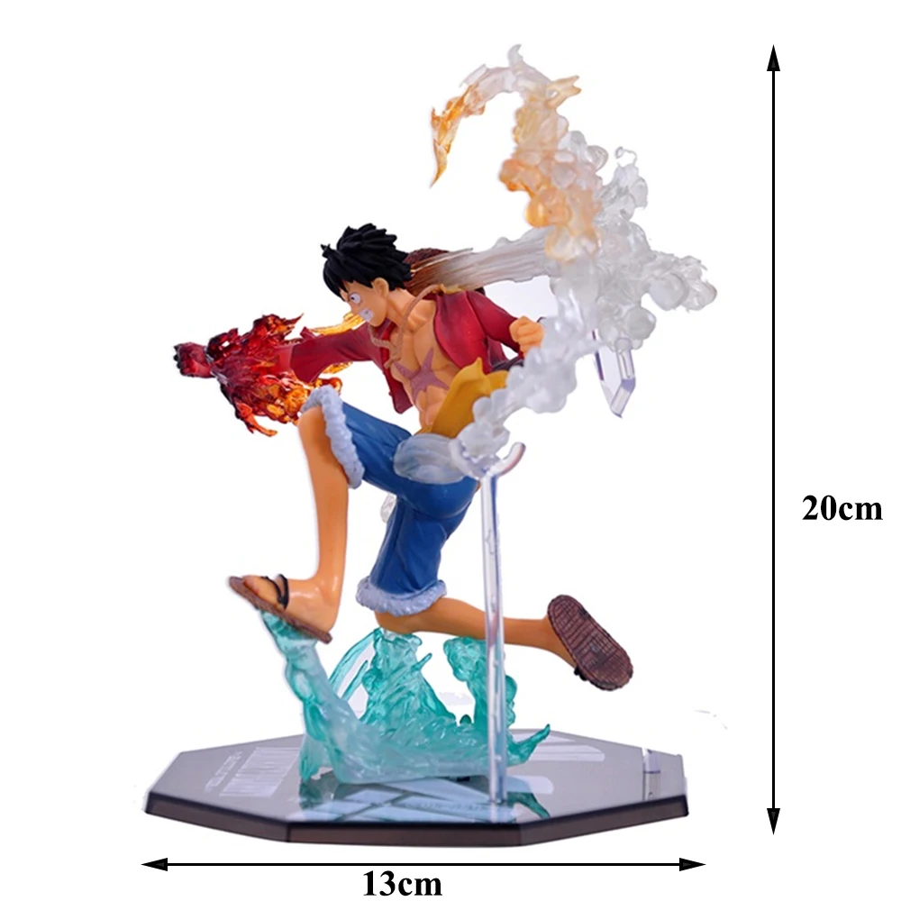 Аниме one piece King Doll модель обезьяна D. Luffy бой резиновые фрукты соломенная шляпа