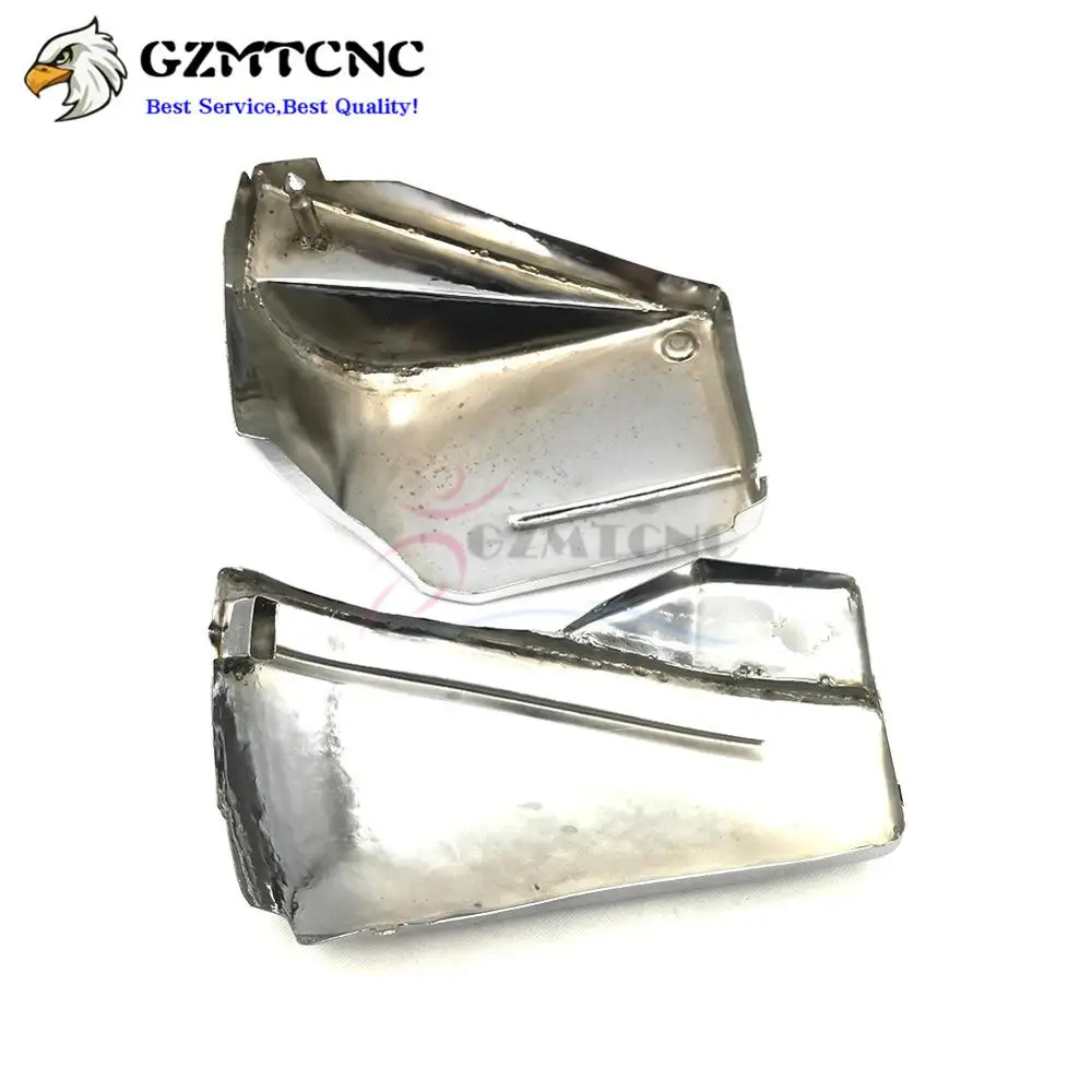 Хромированная крышка аккумулятора боковая защита для Yamaha Dragstar V Star 650 XVS650 Midnight Custom