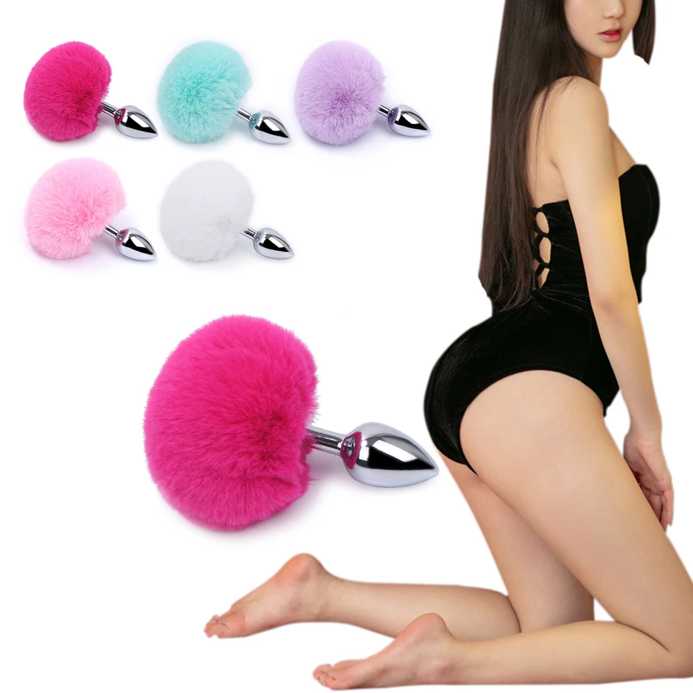 Анальная пробка небольшого размера металлическая гладкая из нержавеющей стали