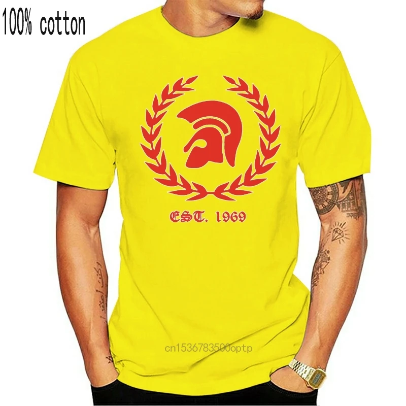 

T-Shirt 2019 Funny Men New Arrival Hipster Shirts Trojan Skinhead T-Shirt Ska,Punk,Oi,Revolution,1969 Tee Shirts Casual