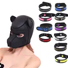 Аксессуары для косплея женских девушек, аксессуар для щенка, привлекательный SM, для ролевых игр, для взрослых, латексный чехол для шеи