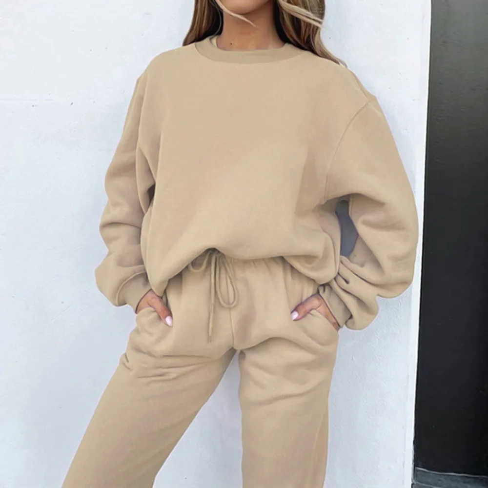 Женский комплект для фитнеса толстовки и спортивные штаны тренировочные костюмы