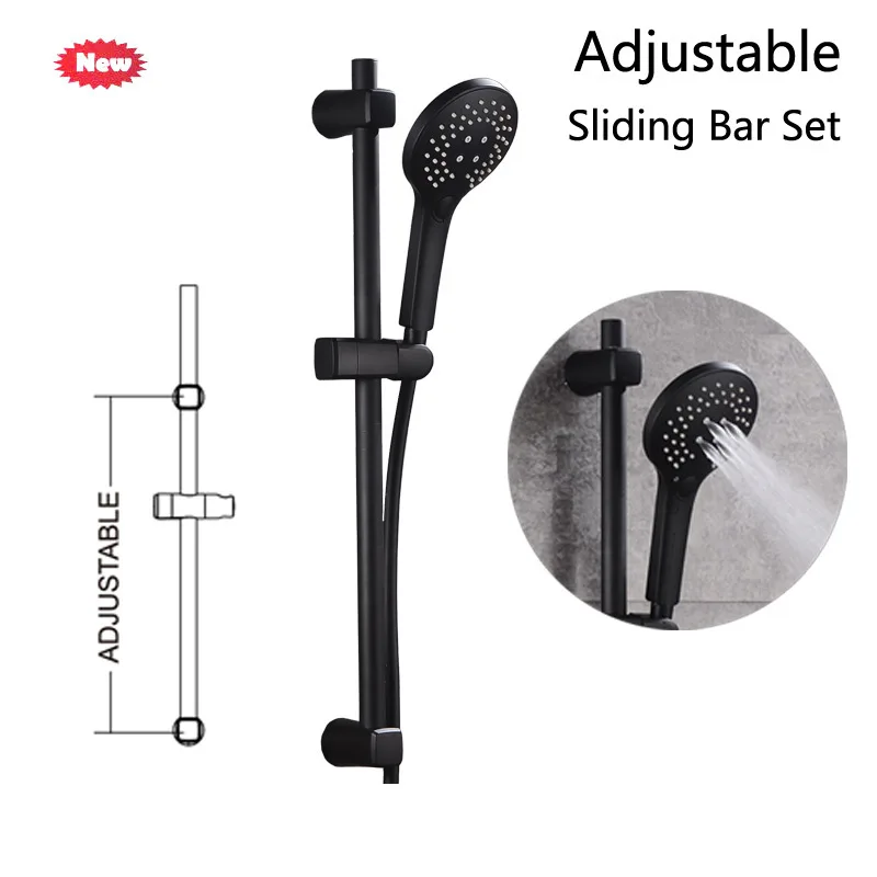 Винтажный матовый черный рычаг подъема из нержавеющей стали регулируемая