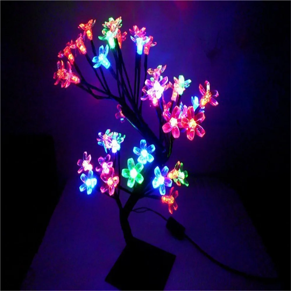 Светодиодная Хрустальная вишневая Цветущая елка на Рождество Новый Год свадьбу