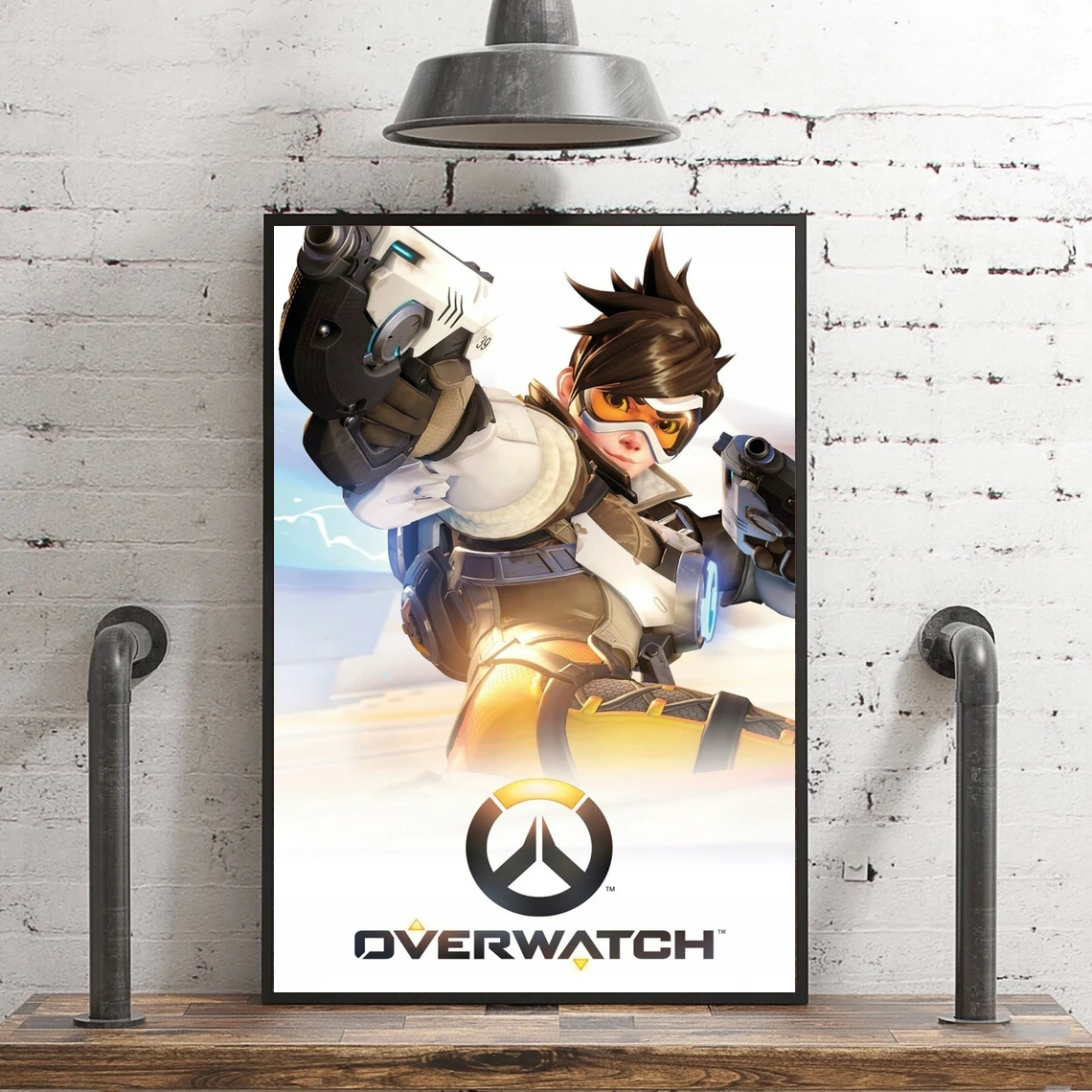 Overwatch игровой плакат холщовая печать современный домашний фотоальбом (без рамки)