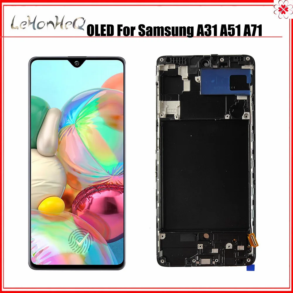 

ЖК-дисплей с сенсорным дисплеем для Samsung Galaxy A31, A315, A51