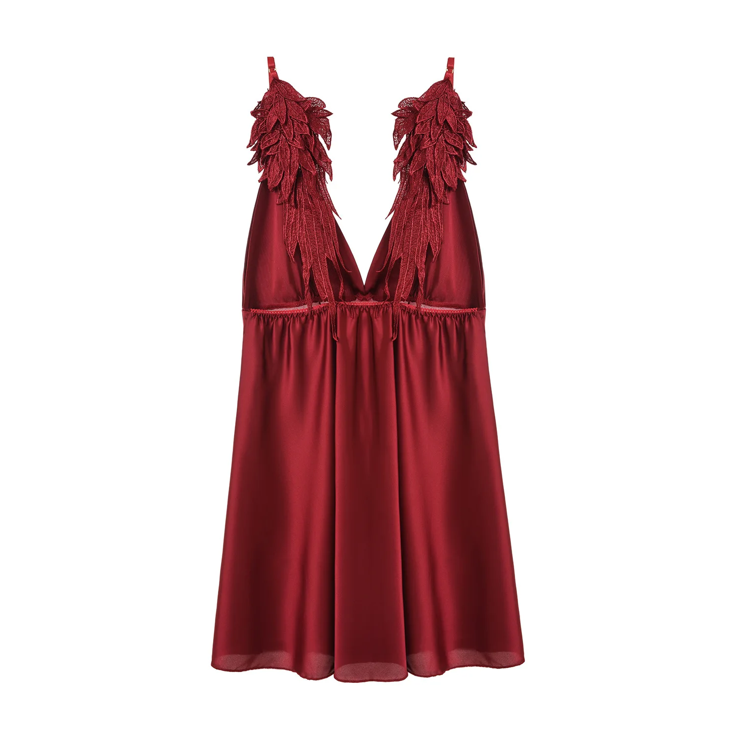 

New v-neck harness pajamas women summer fun leisurewear nightgown may take sells 8259 ms